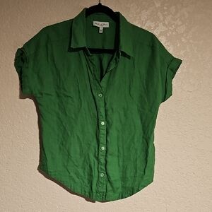 Michael Stars Emerald Button-Down Shirt